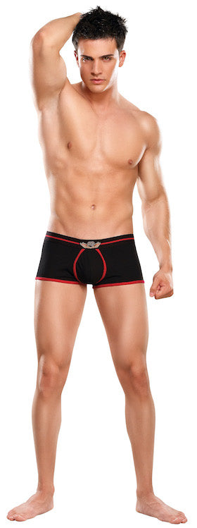 MP150054 Malepower Male Power Lo Rise Pouch Enhancer Short Black X-Large Black