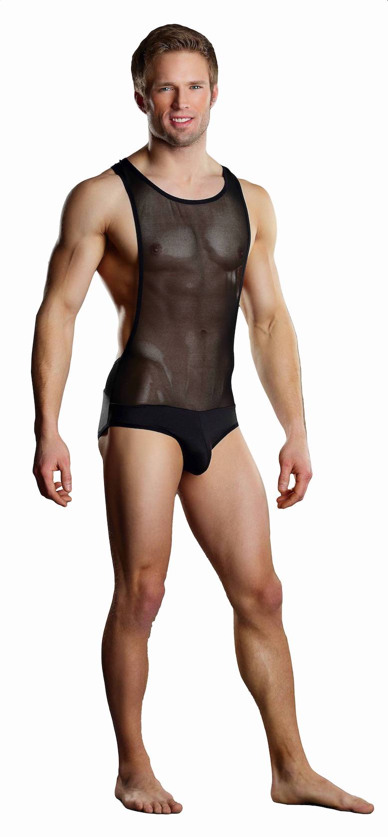 MPPAK890 Malepower Singlet - Black Small Medium Black