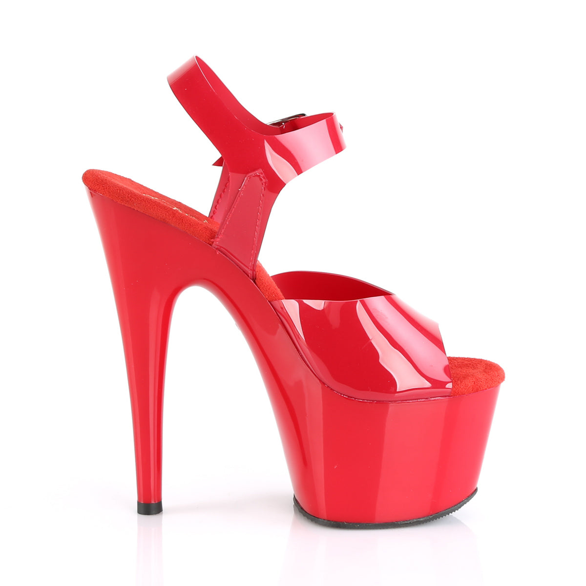 ADORE-708N Pleaser Red 7 Inch Fetish Platform Shoes