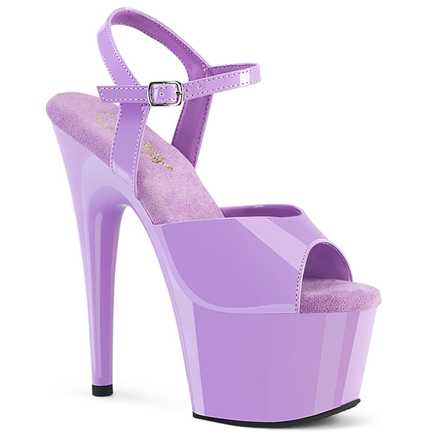 ADORE-709 Pleaser Lavender 7 Inch Pole Dancing Platform Shoes Lavender Pat Lavender