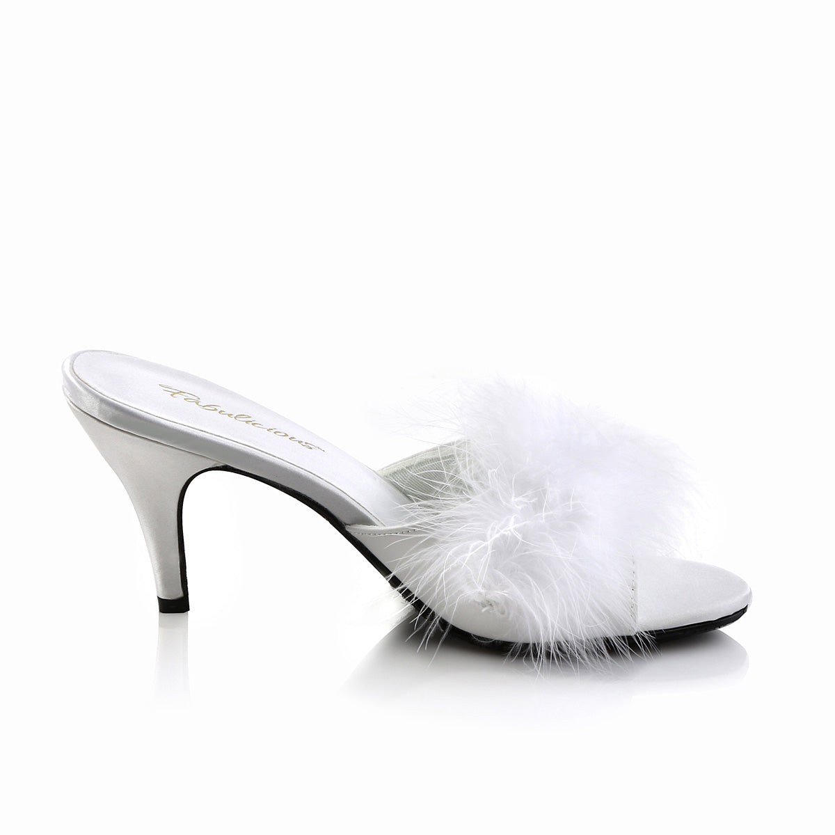 AMOUR-03 Fabulicious White 3 Inch Bedroom Shoes