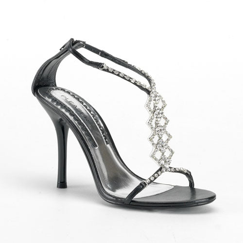 ENCHANT-18 Pleaser Blk PU High Heel Alternative Footwear Discontinued Sale Stock