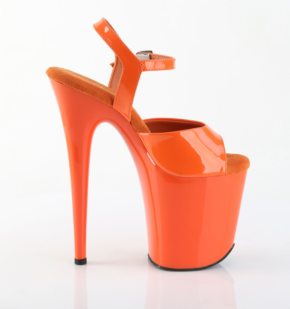 FLAMINGO-809 Pleaser Orange 8 Inch Exotic Sexy Dancing Heels