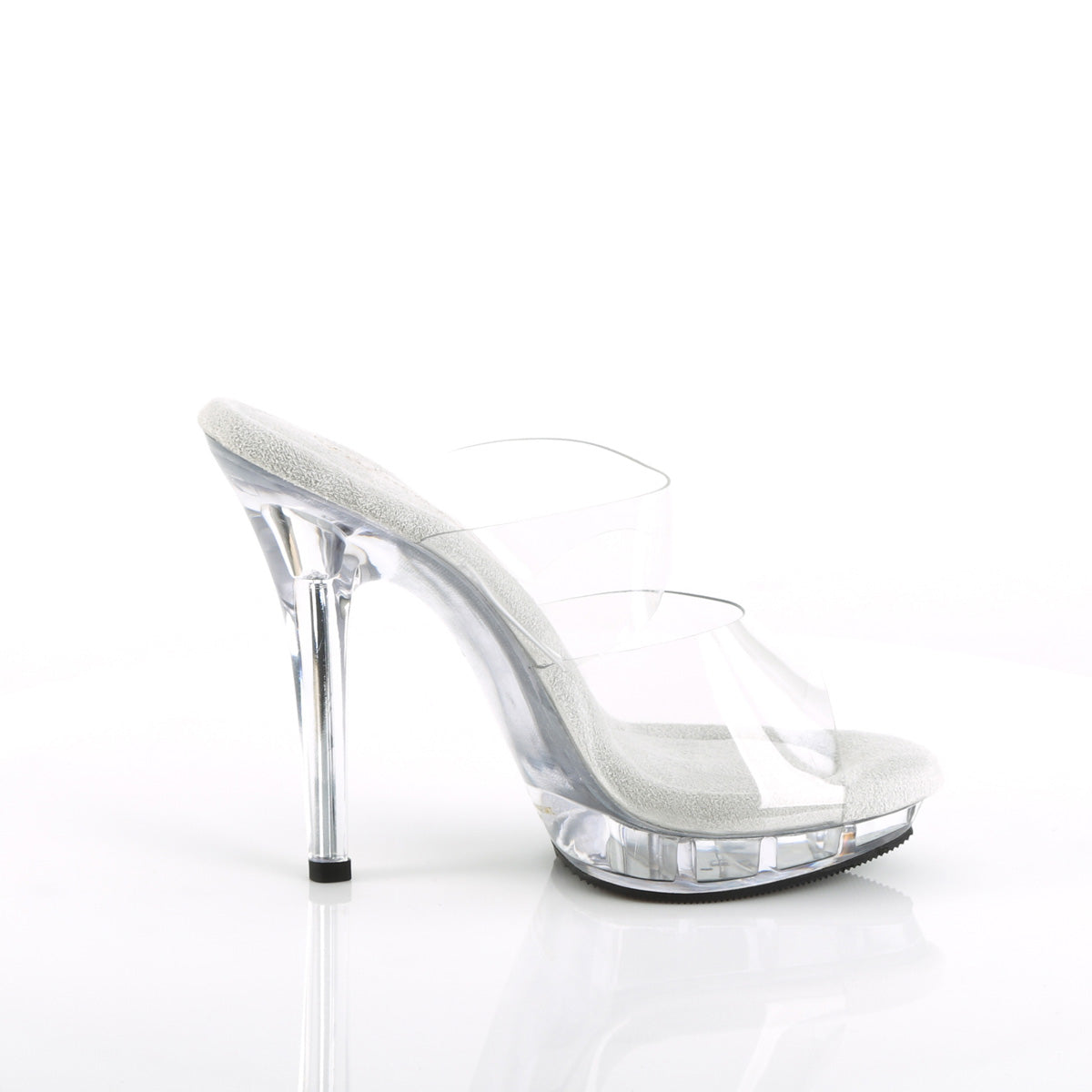 LIP-102 Fabulicious Clear 5 Inch Fitness Stage Shoes