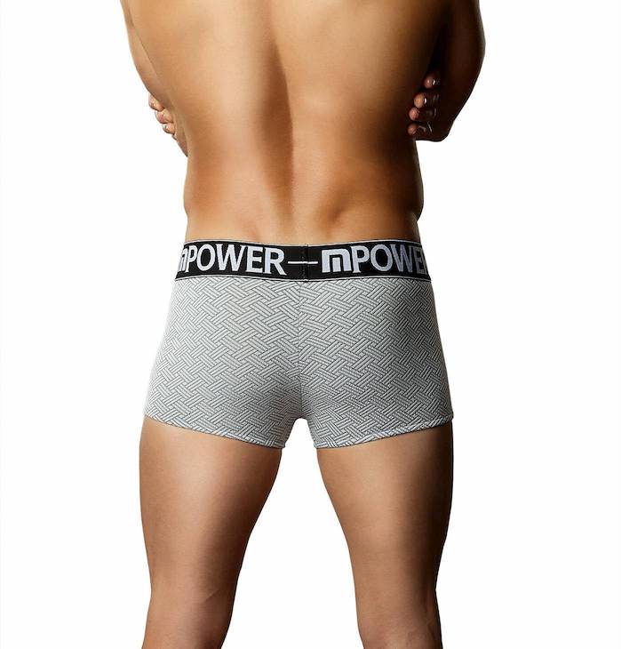 MP145211 Malepower Mini Pouch Short - Grey