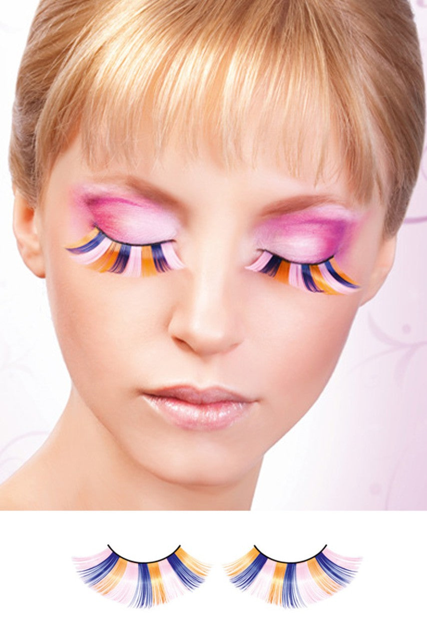 Pink-Blue-Yellow-Glitter-Eyelashes-BE536