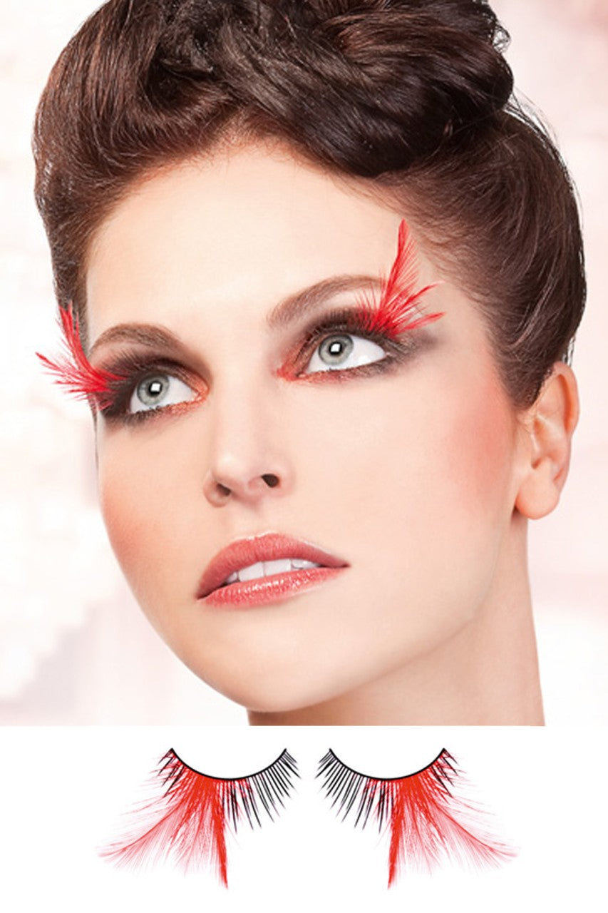 Black-Red-Feather-Eyelashes-BE624