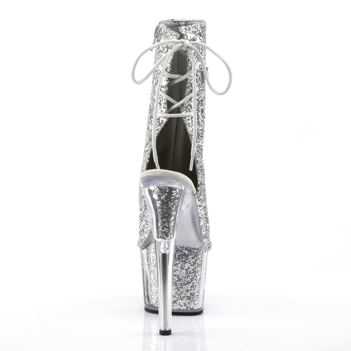 ADORE-1018G Pleaser Silver Glitter/Silver Glitter Platform Shoes [Sexy Footwear]