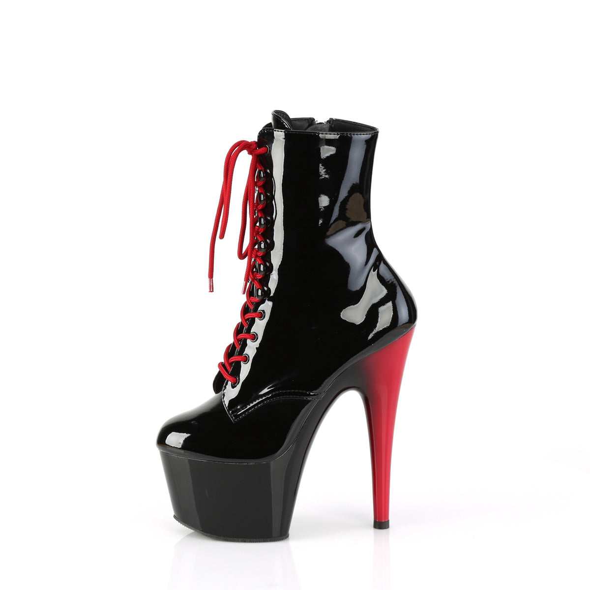 ADORE-1020 Pleaser Black Patent-Red Platform Shoes [Sexy Footwear]