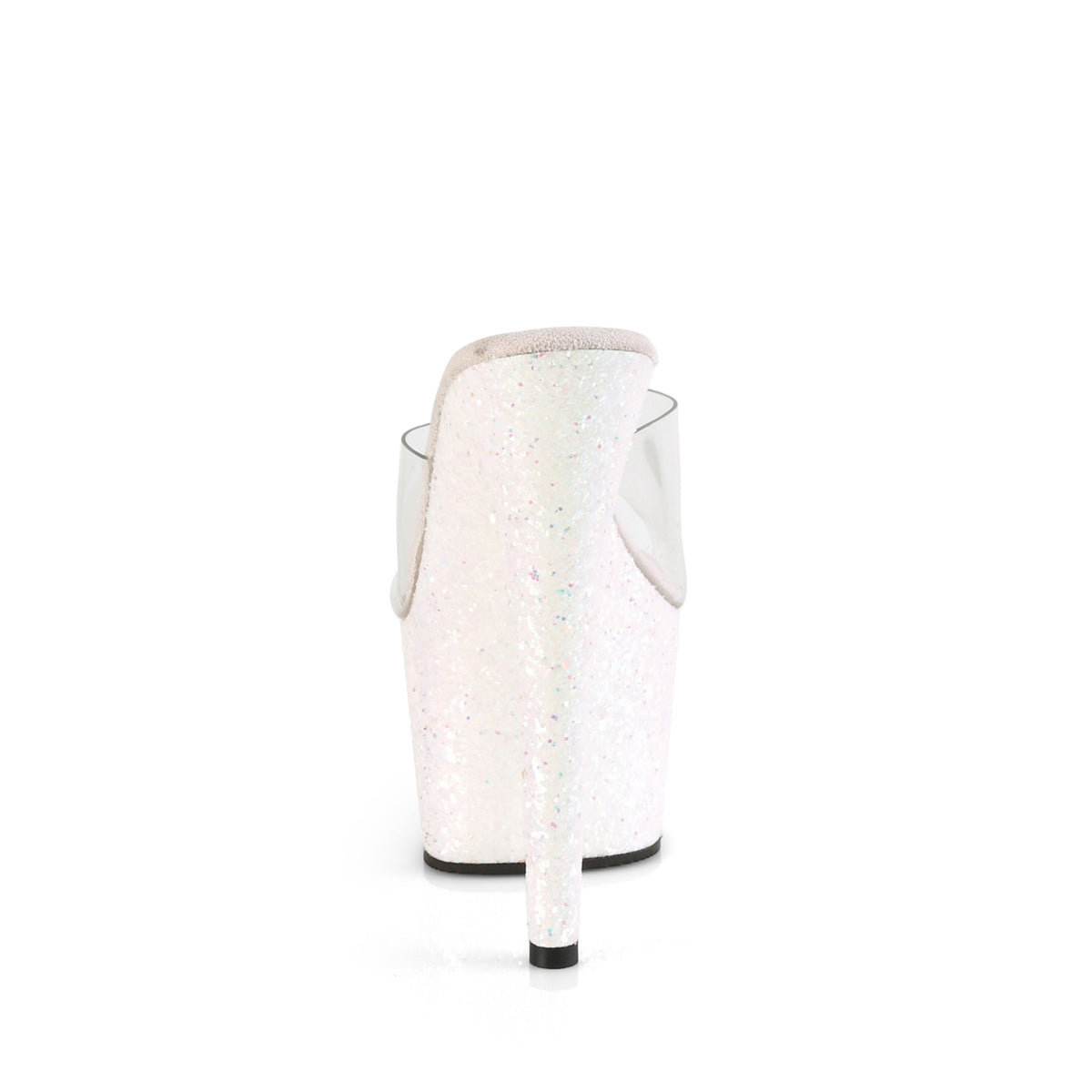 ADORE-701LG Pleaser Clear/Opal Multi Glitter Platform Shoes [Exotic Dance Shoes]
