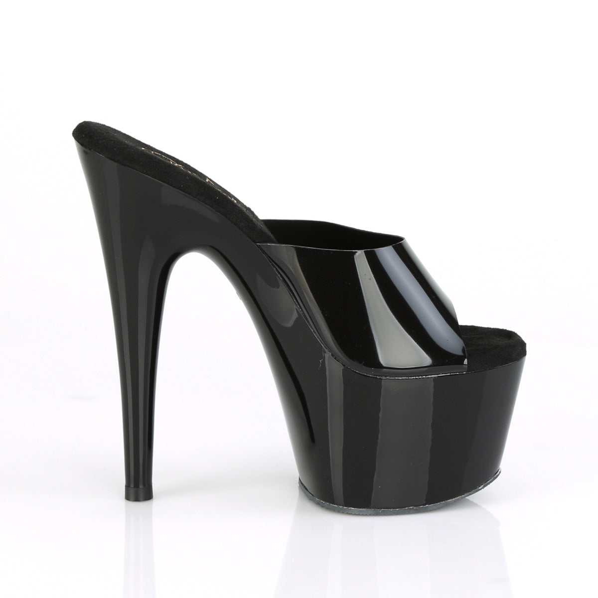 ADORE-701N Pleaser Black [Jelly-Like] TPU/Black Platform Shoes [Exotic Dance Shoes]