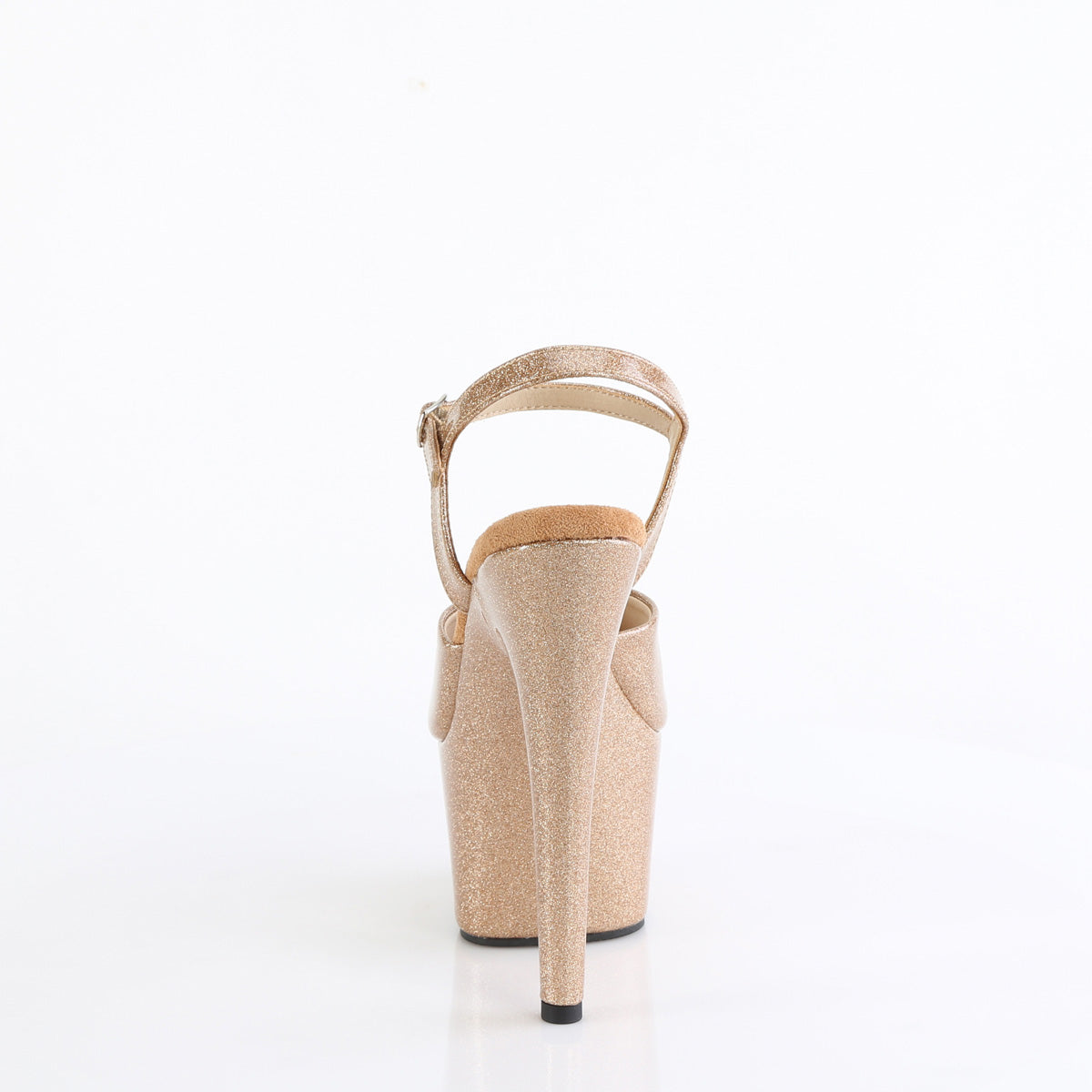 ADORE-709GP Pleaser Gold Glitter Patent Platform Shoes [Exotic Dance Shoes]