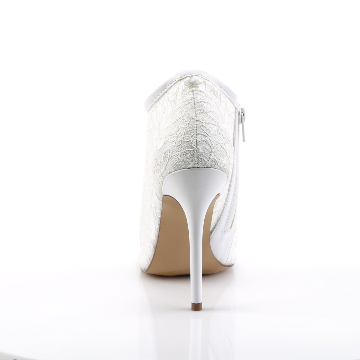 AMUSE-56 Fabulicious Ivory Lace-Mesh Shoes [Sexy Shoes]