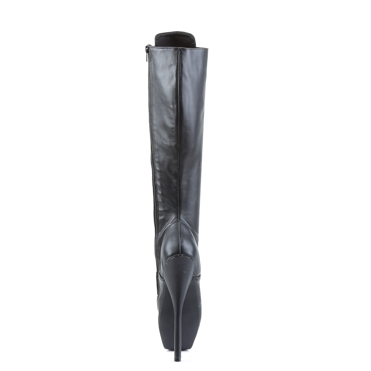 BALLET-2020 Devious Heels Black Leather Single Soles [Fetish Heels]