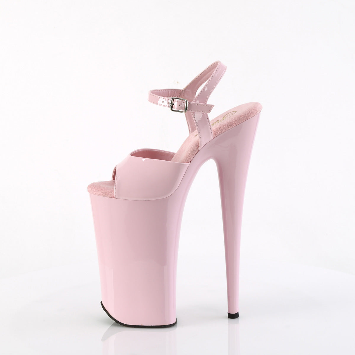 BEYOND-009 Pleaser B Pink Patent/B Pink Platform Shoes [Extreme High Heels]