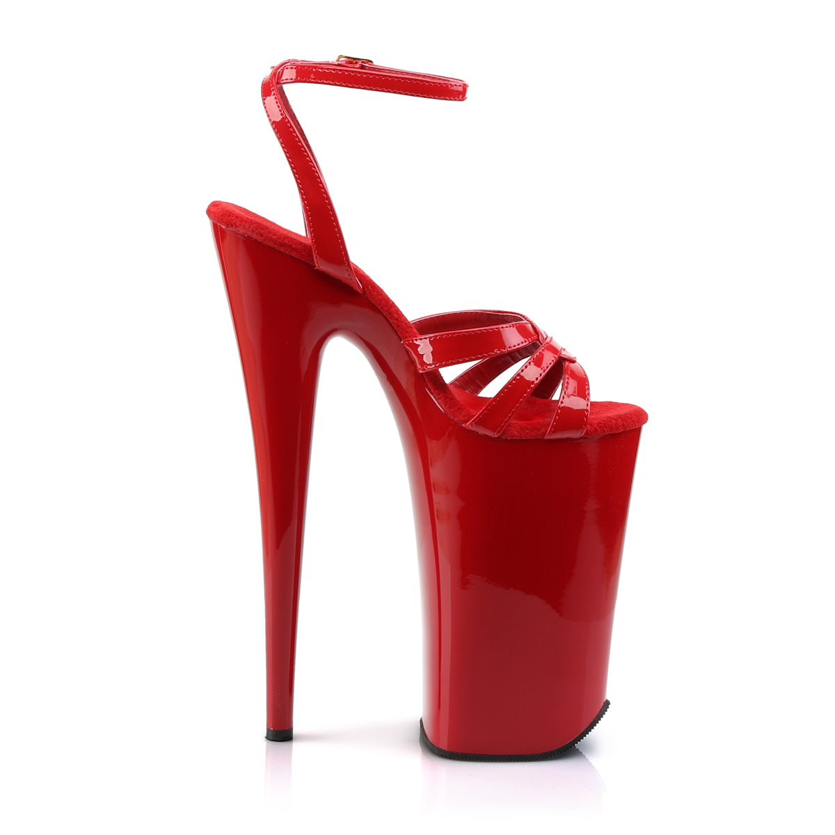 BEYOND-012 Pleaser Red/Red Platform Shoes [Extreme High Heels]