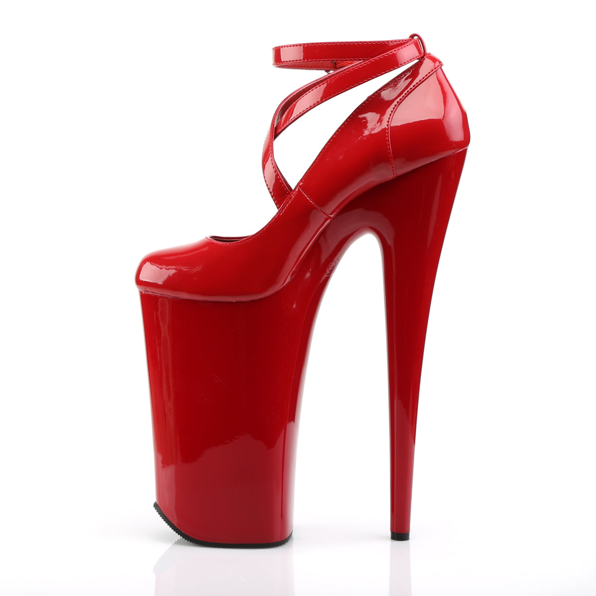 BEYOND-087 Pleaser Red/Red Platform Shoes [Extreme High Heels]