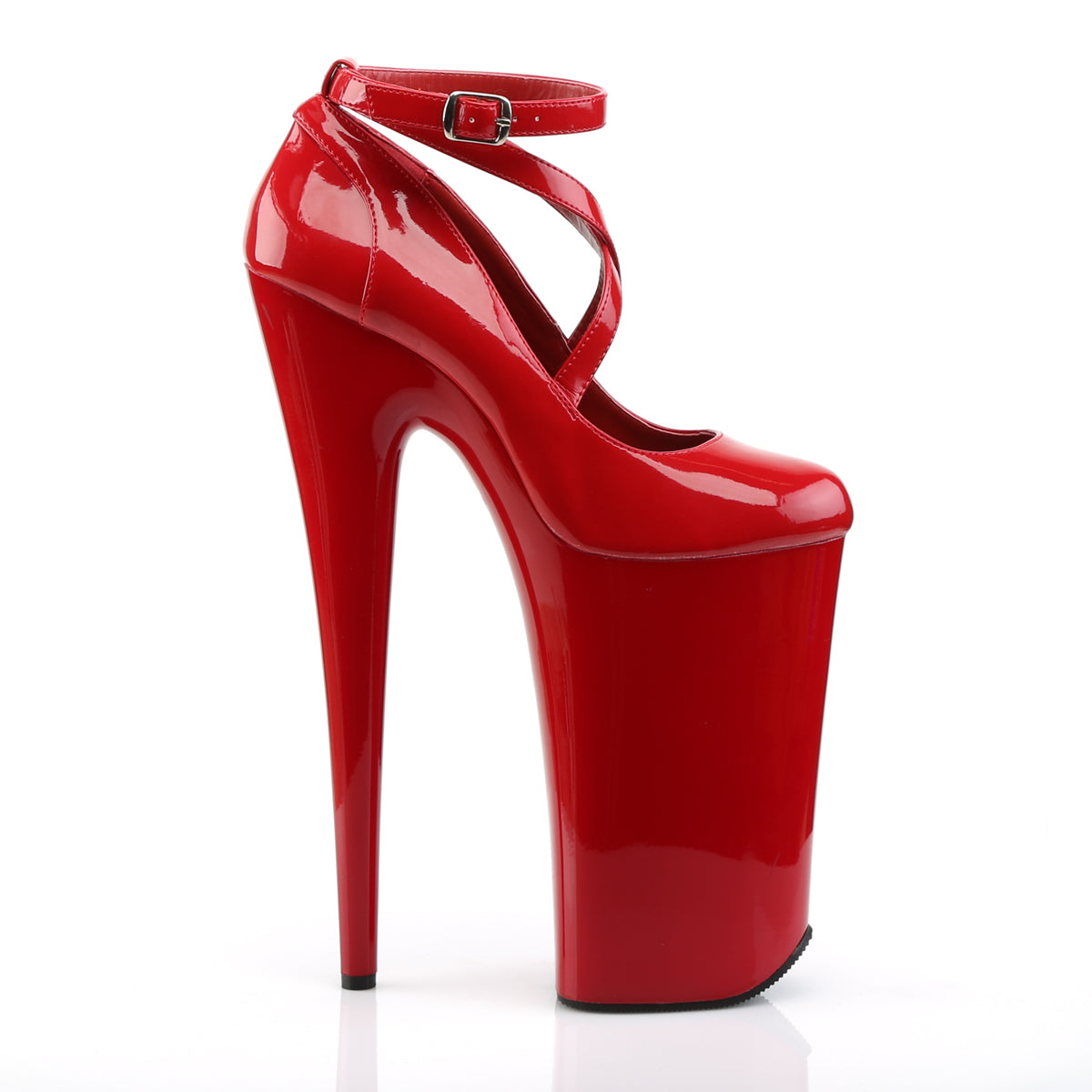 BEYOND-087 Pleaser Red/Red Platform Shoes [Extreme High Heels]