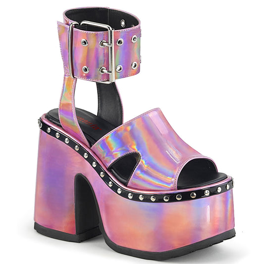 CAMEL-102 Alternative Footwear Demonia Women's Sandals Pink Hologram