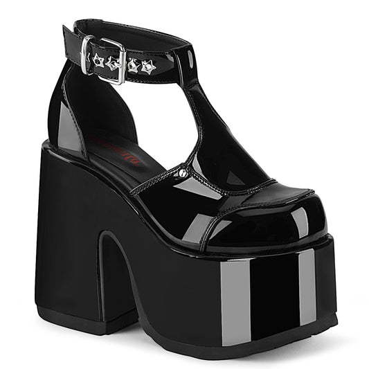 CAMEL-103 Alternative Footwear Demonia Women's Sandals Blk Pat