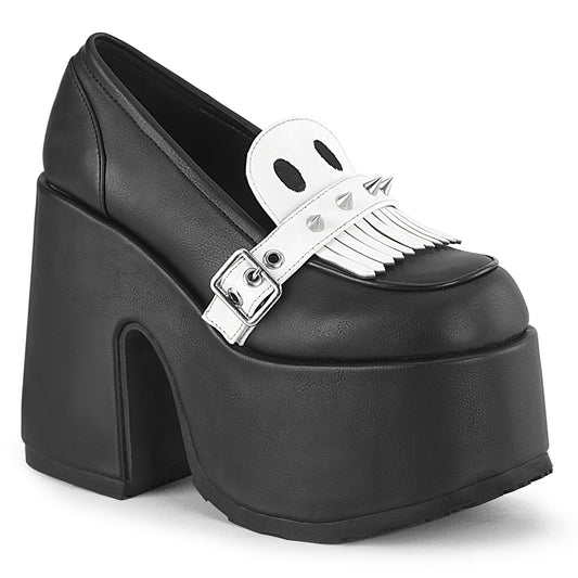 CAMEL-58 Alternative Footwear Demonia Women's Heels & Platform Shoes Blk Vegan Leather
