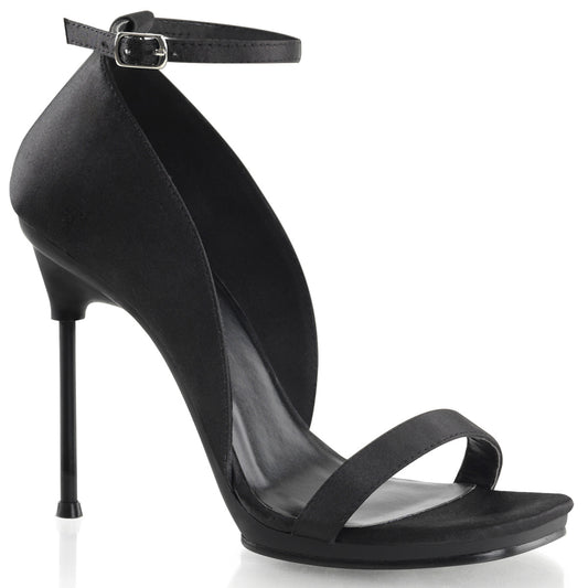CHIC-35 Posing Competiotion Fabulicious Shoes Blk Satin/Blk Matte