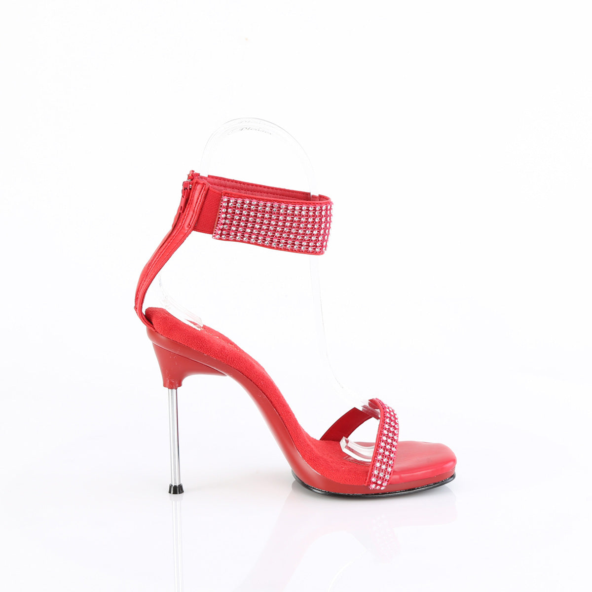 chic 40 fabulicious sexy footwear red faux leather rs red