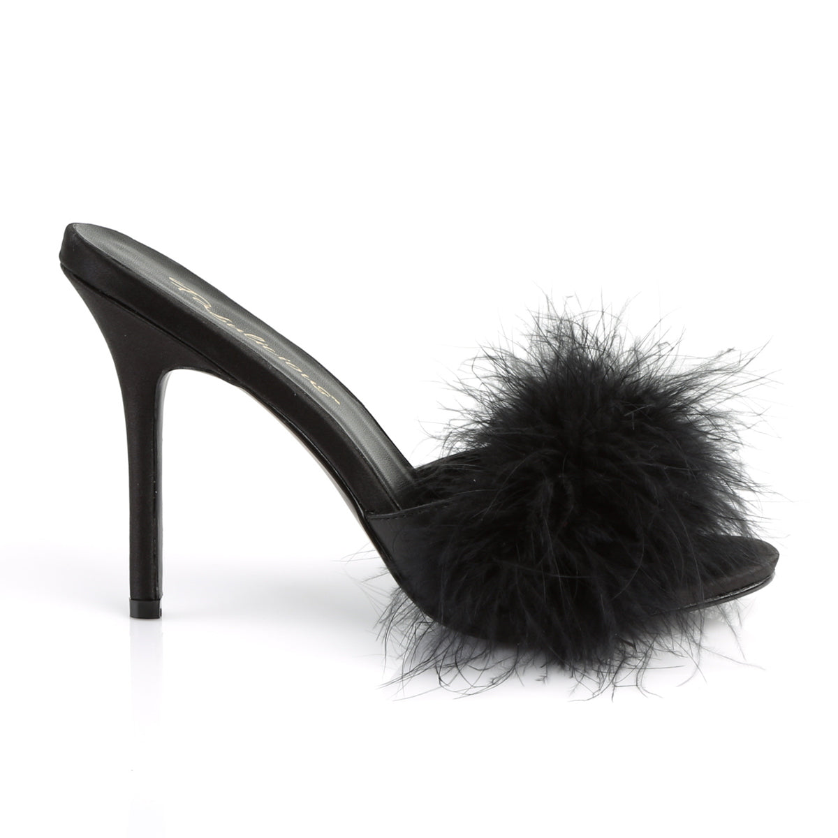 classique 01f bedroom heels fabulicious shoes blk pu fur