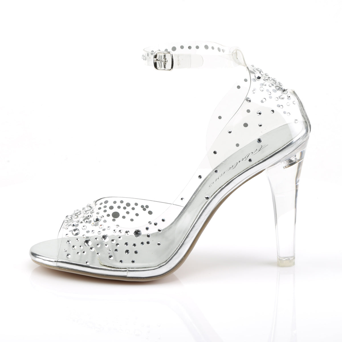 CLEARLY-430RS Fabulicious Clear Lucite Shoes [posing comp heels]