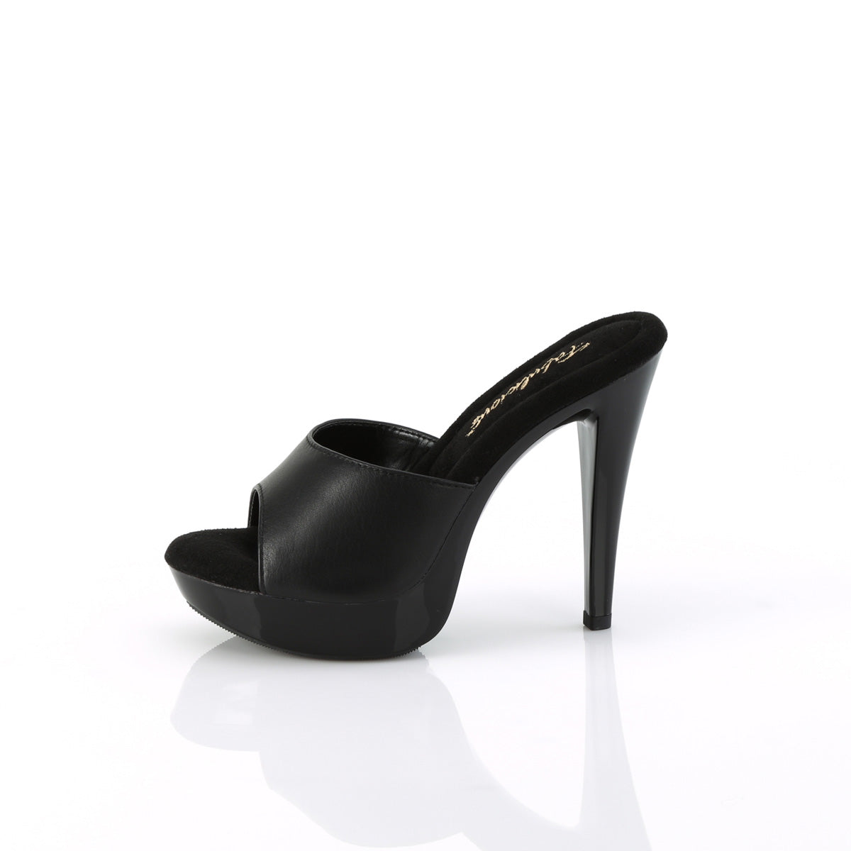 COCKTAIL-501L Fabulicious Black Leather/Black Shoes [Sexy Shoes]