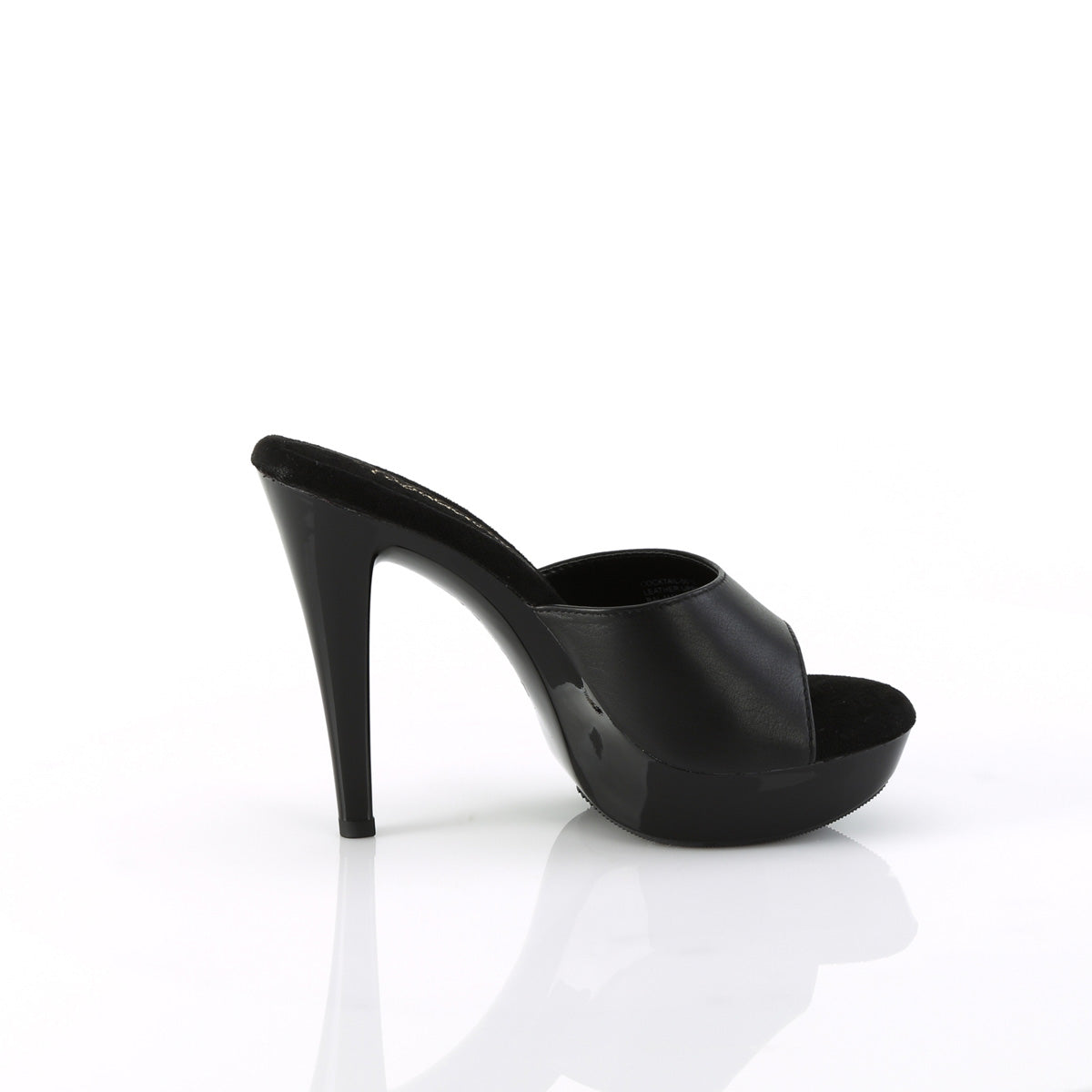COCKTAIL-501L Fabulicious Black Leather/Black Shoes [Sexy Shoes]