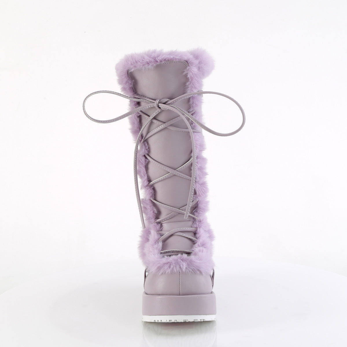 CUBBY-311 Demonia Lavender Vegan Leather Women's Mid-Calf & Knee High Boots [Demonia Cult Alternative Footwear]