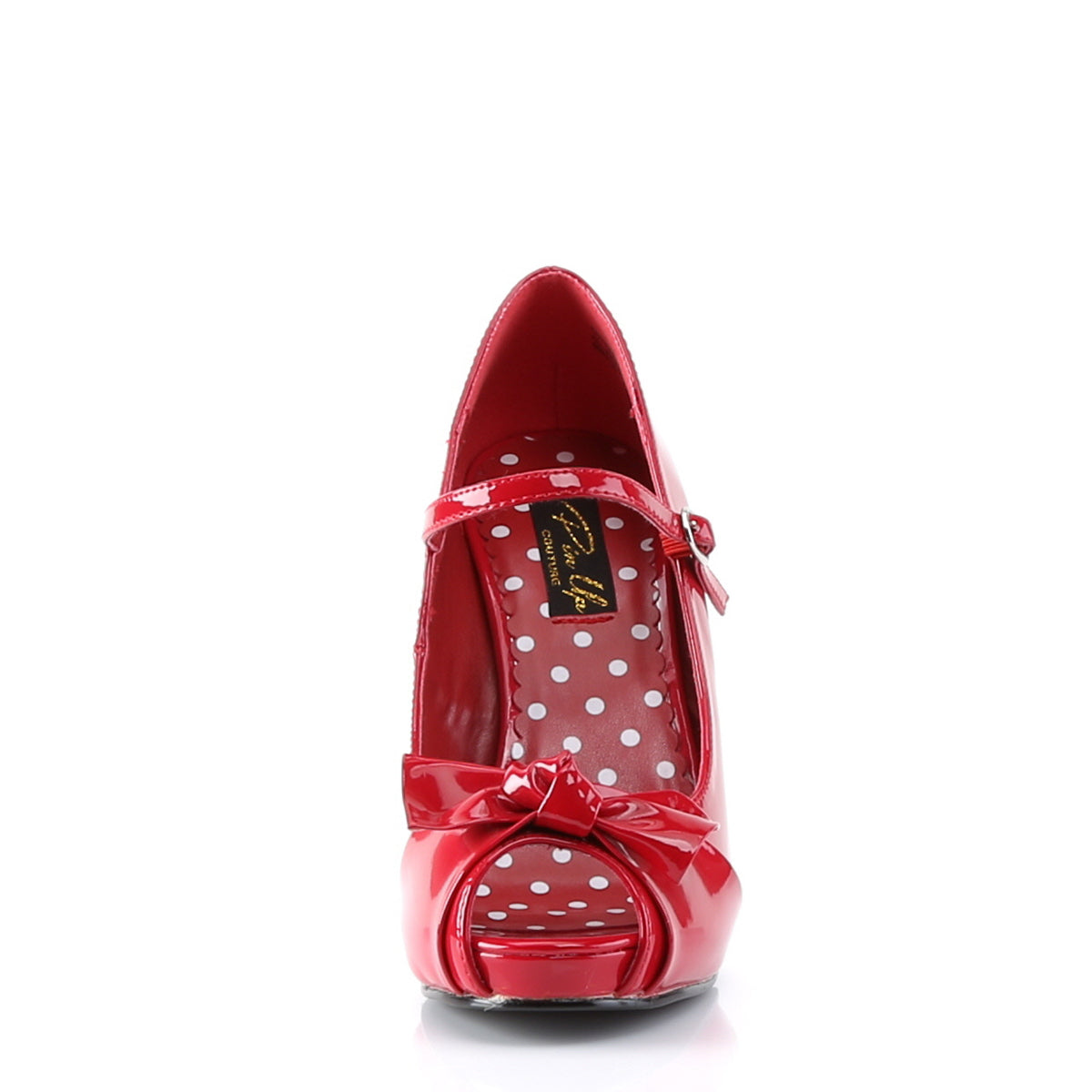 CUTIEPIE-08 Pin Up Couture Red Patent Platforms [Retro Glamour Shoes]