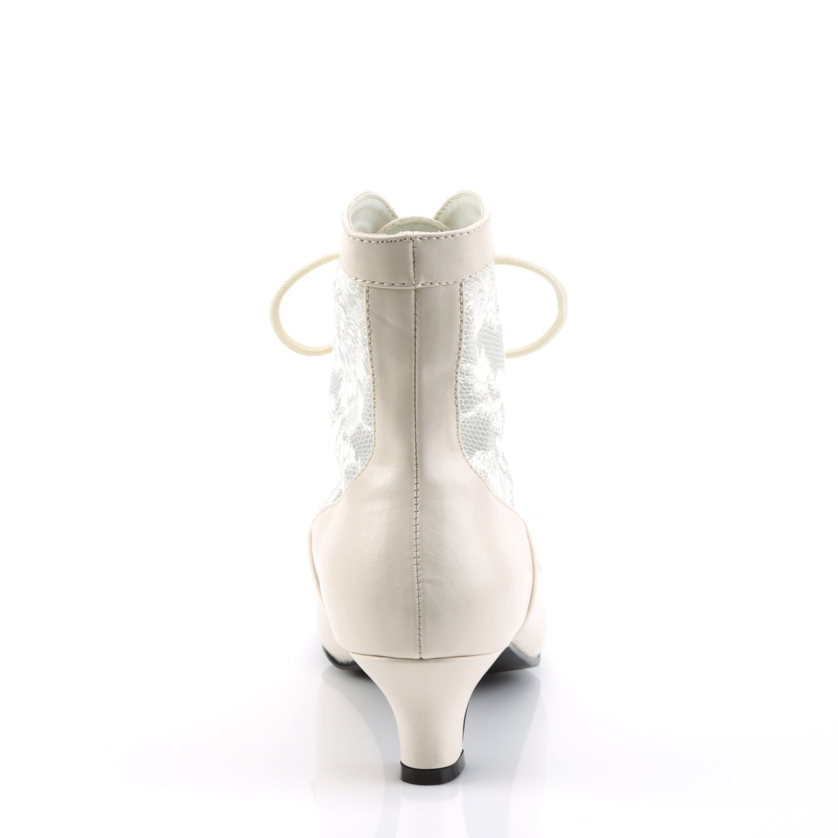 DAME-05 Funtasma Fantasy Ivory Pu-Lace Women's Boots [Fancy Dress Costume Shoes]
