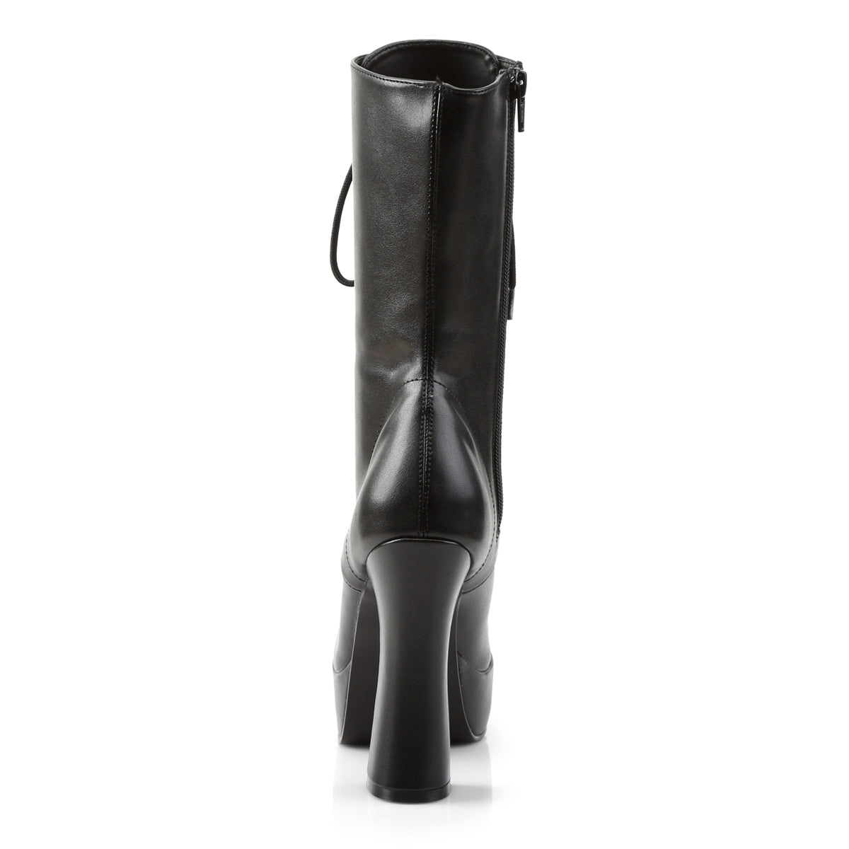 ELECTRA-1020 Pleaser Black Faux Leather/Black Matte Platform Shoes [Kinky Boots]