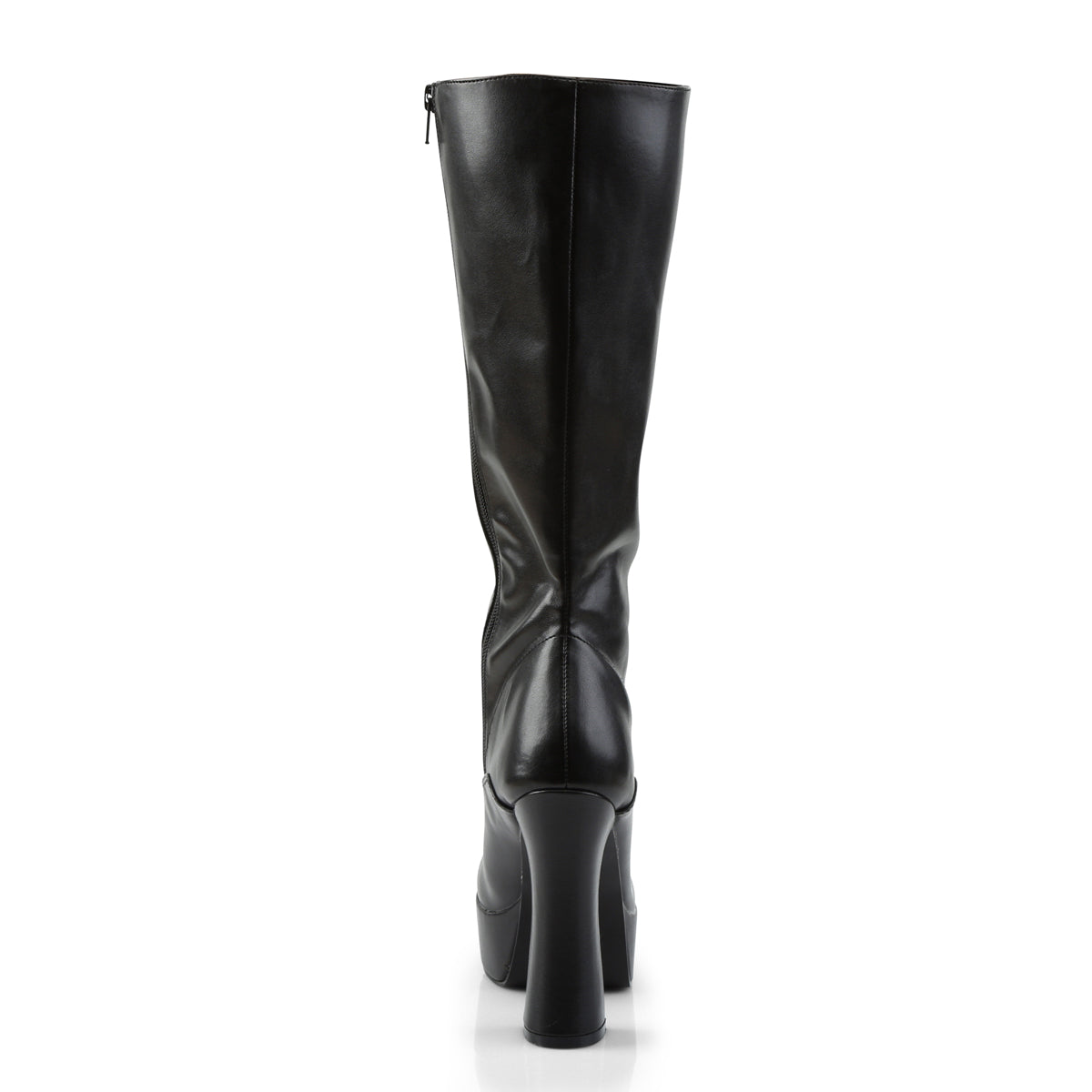 ELECTRA-2020 Pleaser Black Faux Leather Platform Shoes [Kinky Boots]