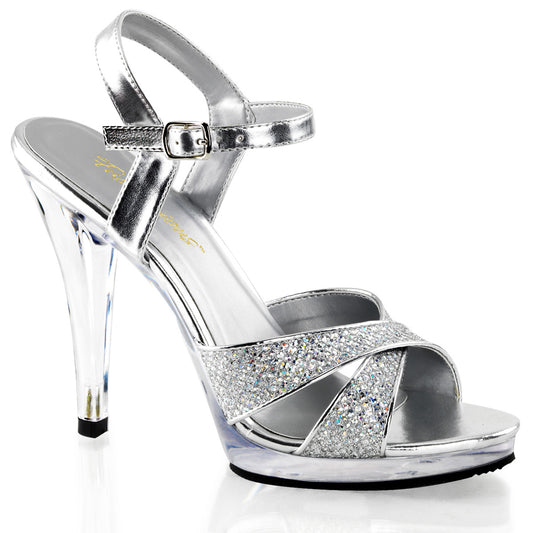 FLAIR-419(G) Exotic Dancing Fabulicious Shoes Slv Multi Glitter/Clr