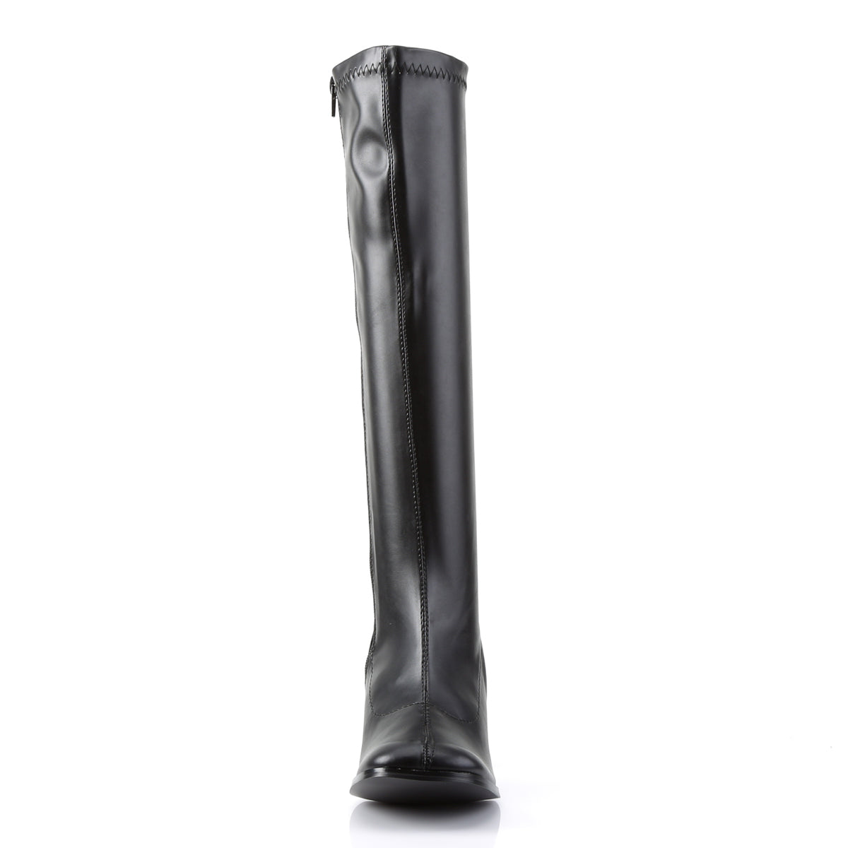 GOGO-300 Funtasma Fantasy Black Stretch Pu Women's Boots [Retro Knee High Boots]