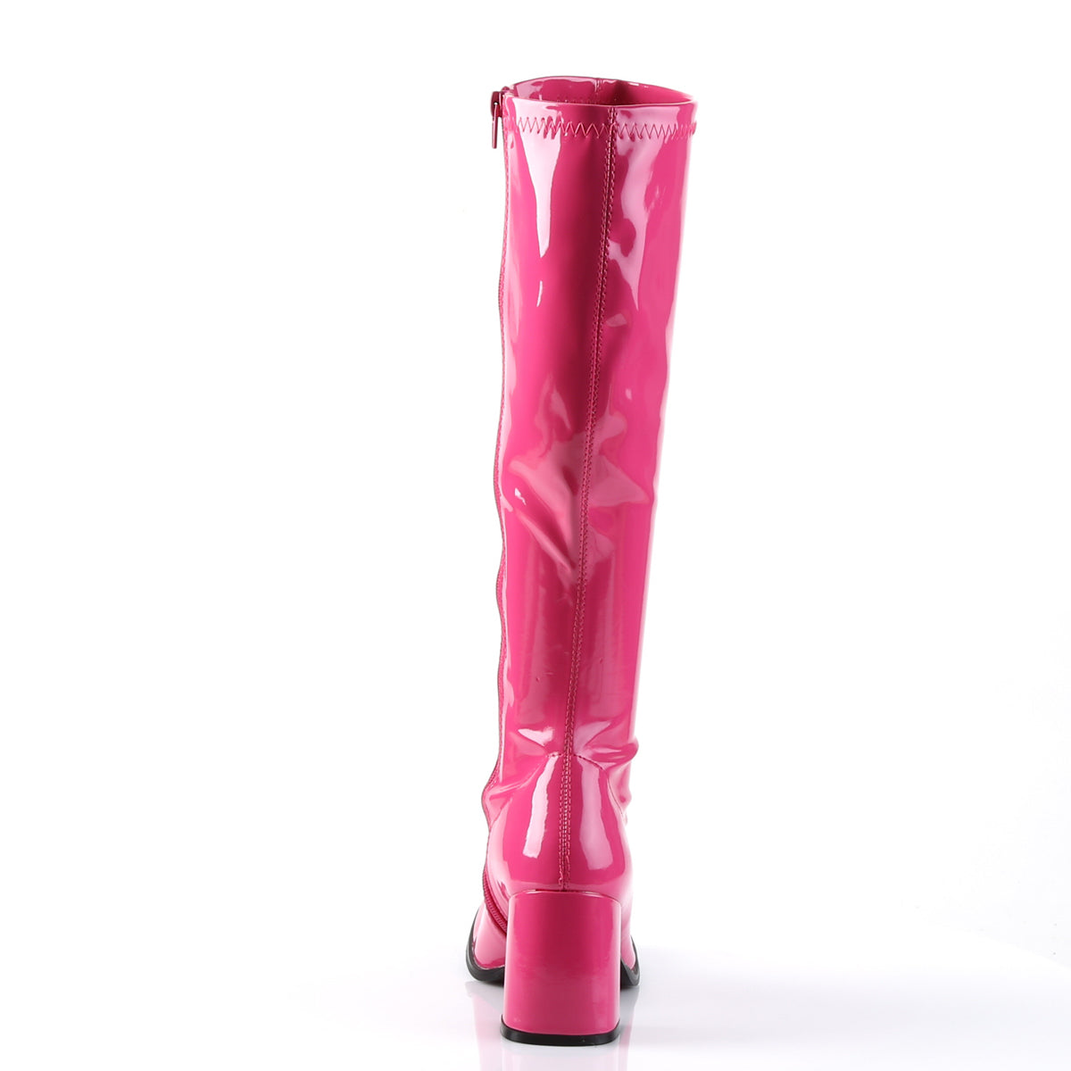 GOGO-300 Funtasma Fantasy H Pink Stretch Patent Women's Boots [Retro Knee High Boots]