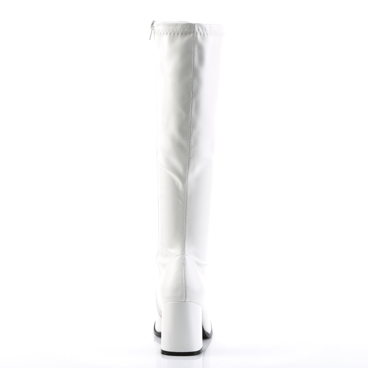 GOGO-300 Funtasma Fantasy White Stretch Pu Women's Boots [Retro Knee High Boots]