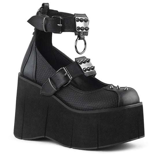 KERA-12 Alternative Footwear Demonia Women's Heels & Platform Shoes Blk Vegan Leather