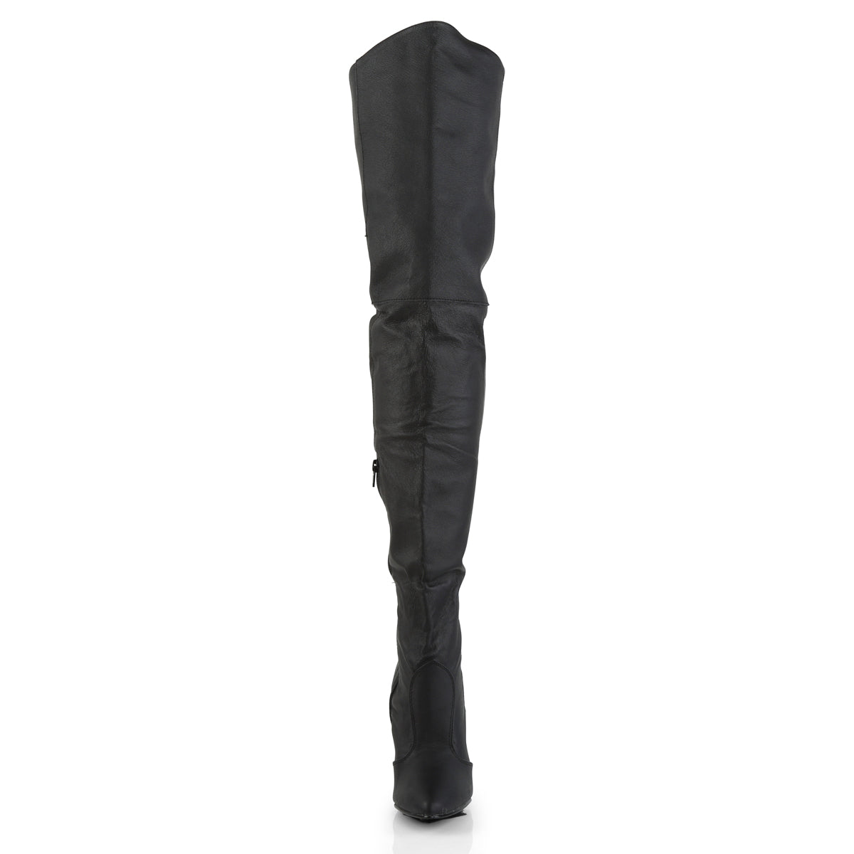 LEGEND-8899 Pleaser Black Leather [P] Single Sole Shoes [Kinky Boots]