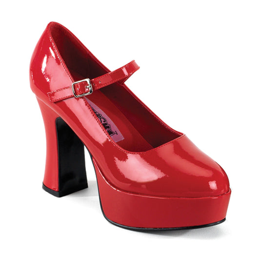 MARYJANE-50 Fancy Dress Costume Funtasma Women's Shoes Red Pat