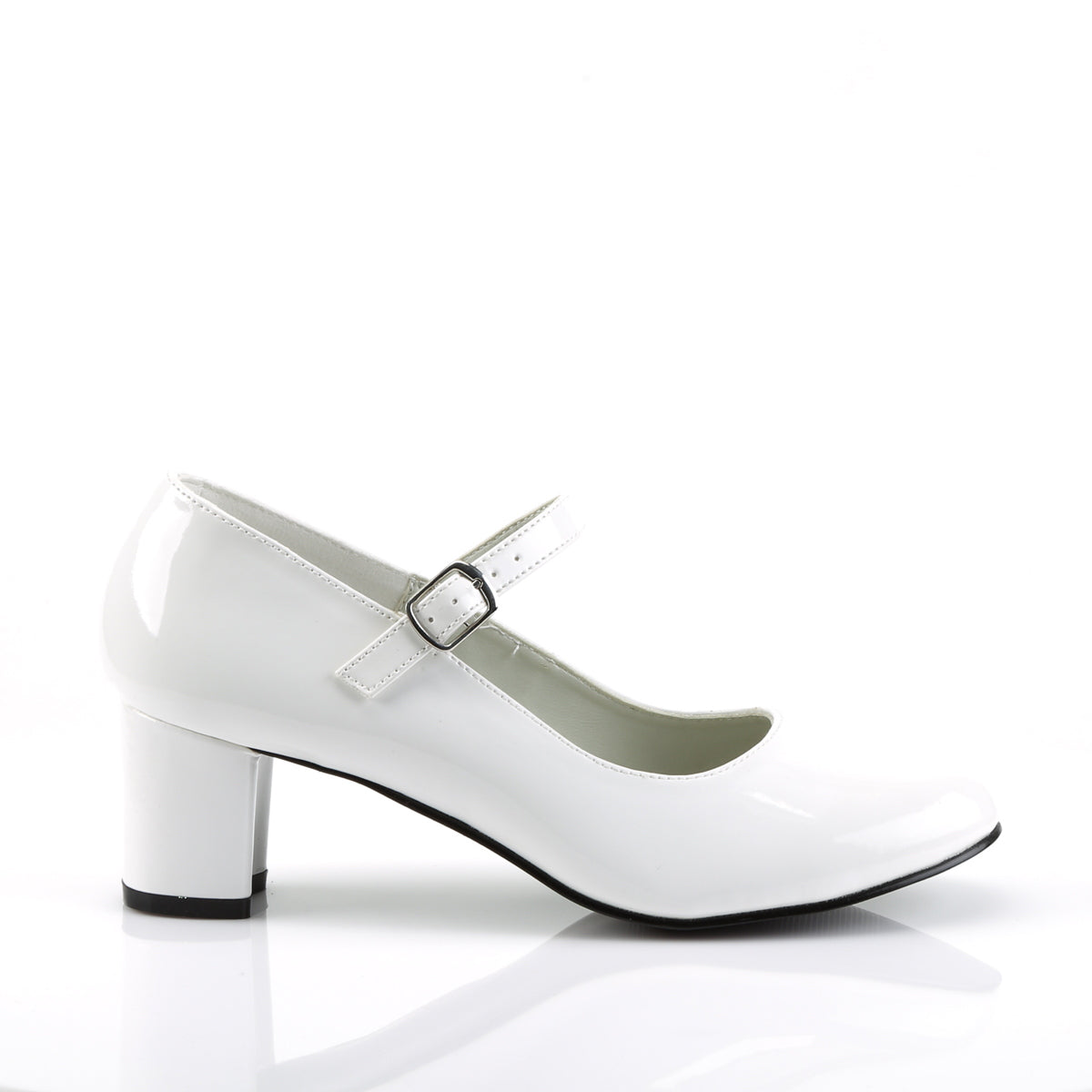 SCHOOLGIRL-50 Funtasma Fantasy White Patent Women's Shoes [Fancy Dress Costume Shoes]