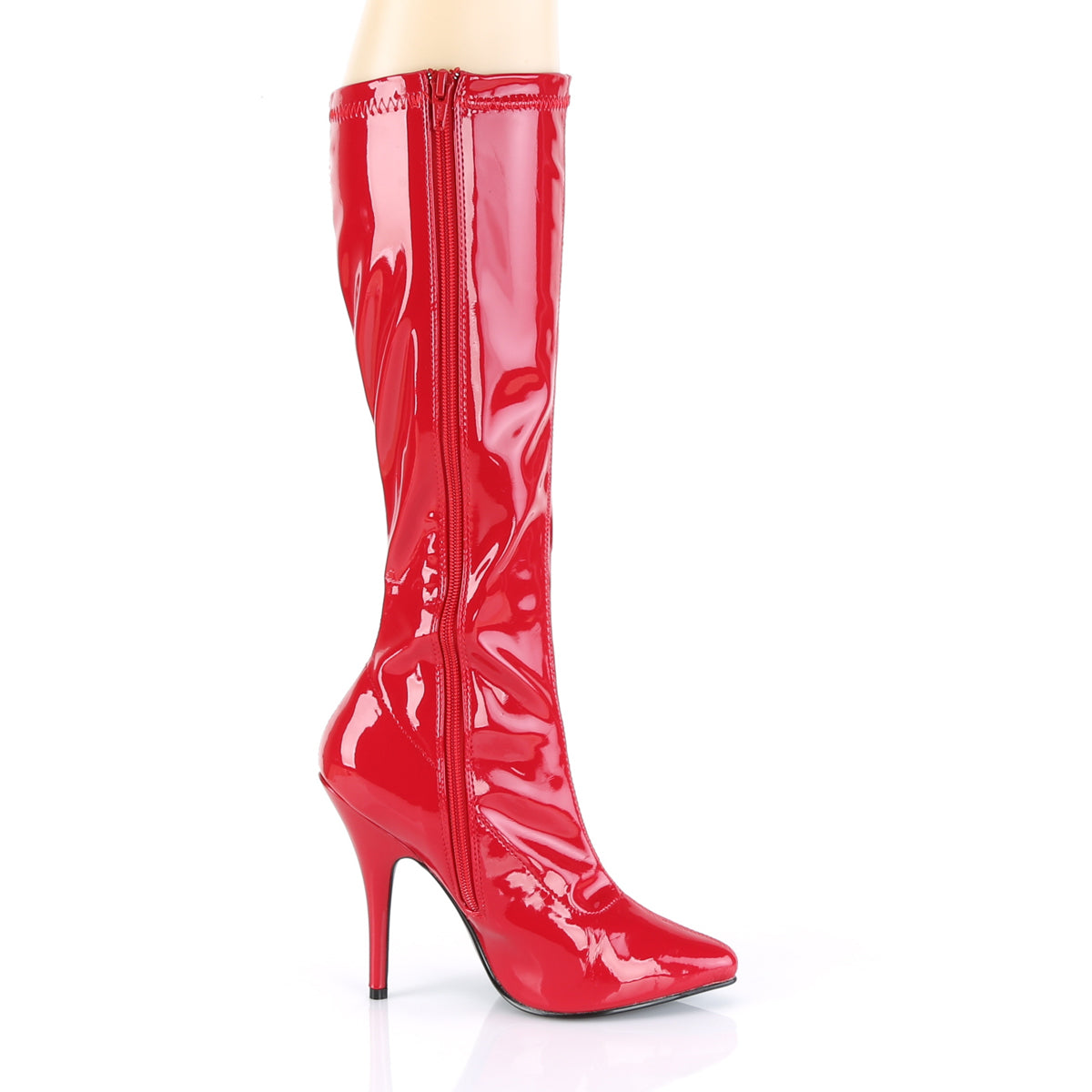 SEDUCE-2000 Pleaser Red Sexy Single Sole Shoes (Fetish Footwear)