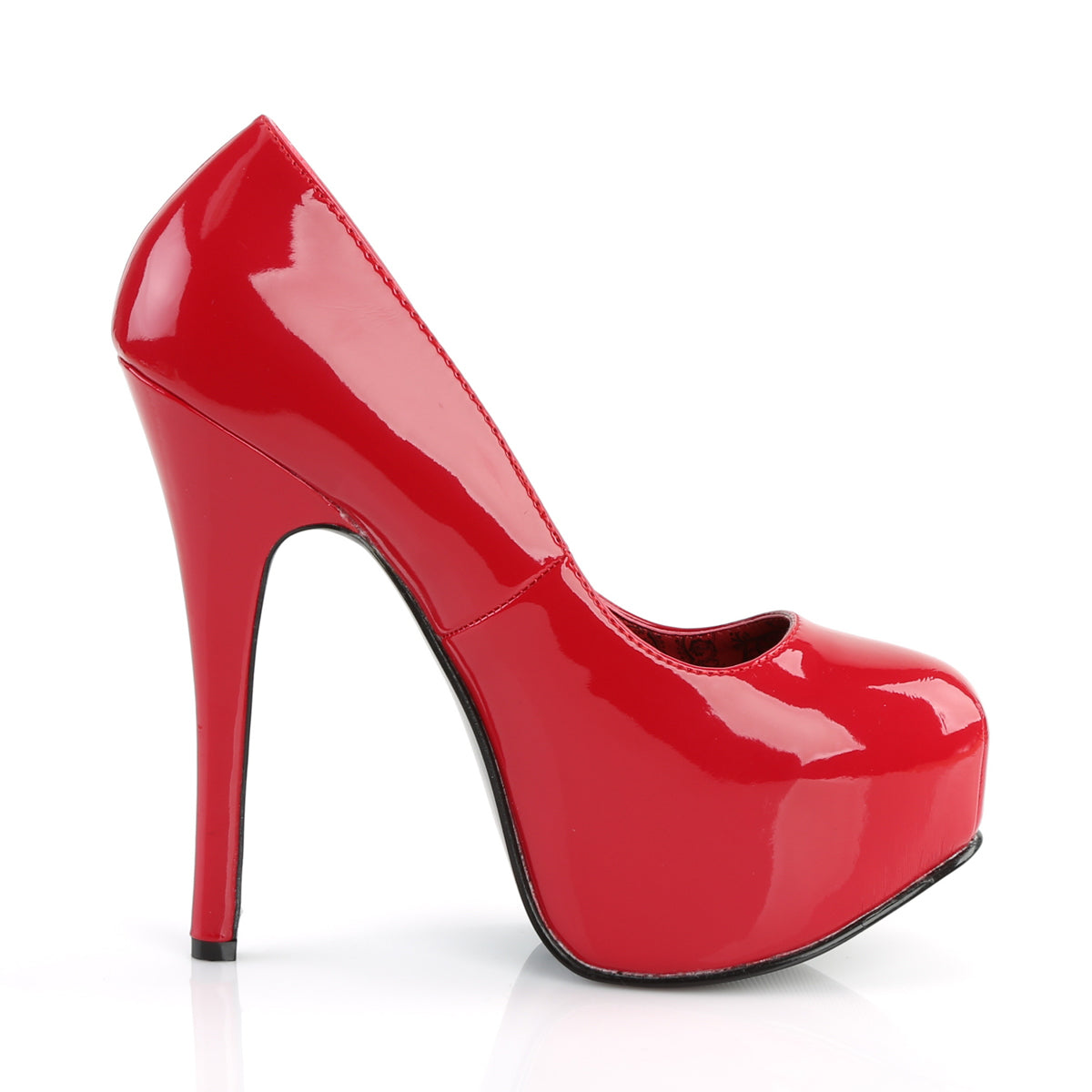 TEEZE-06 Bordello Heels Red Patent Shoes [Moulin Rouge Shoes]