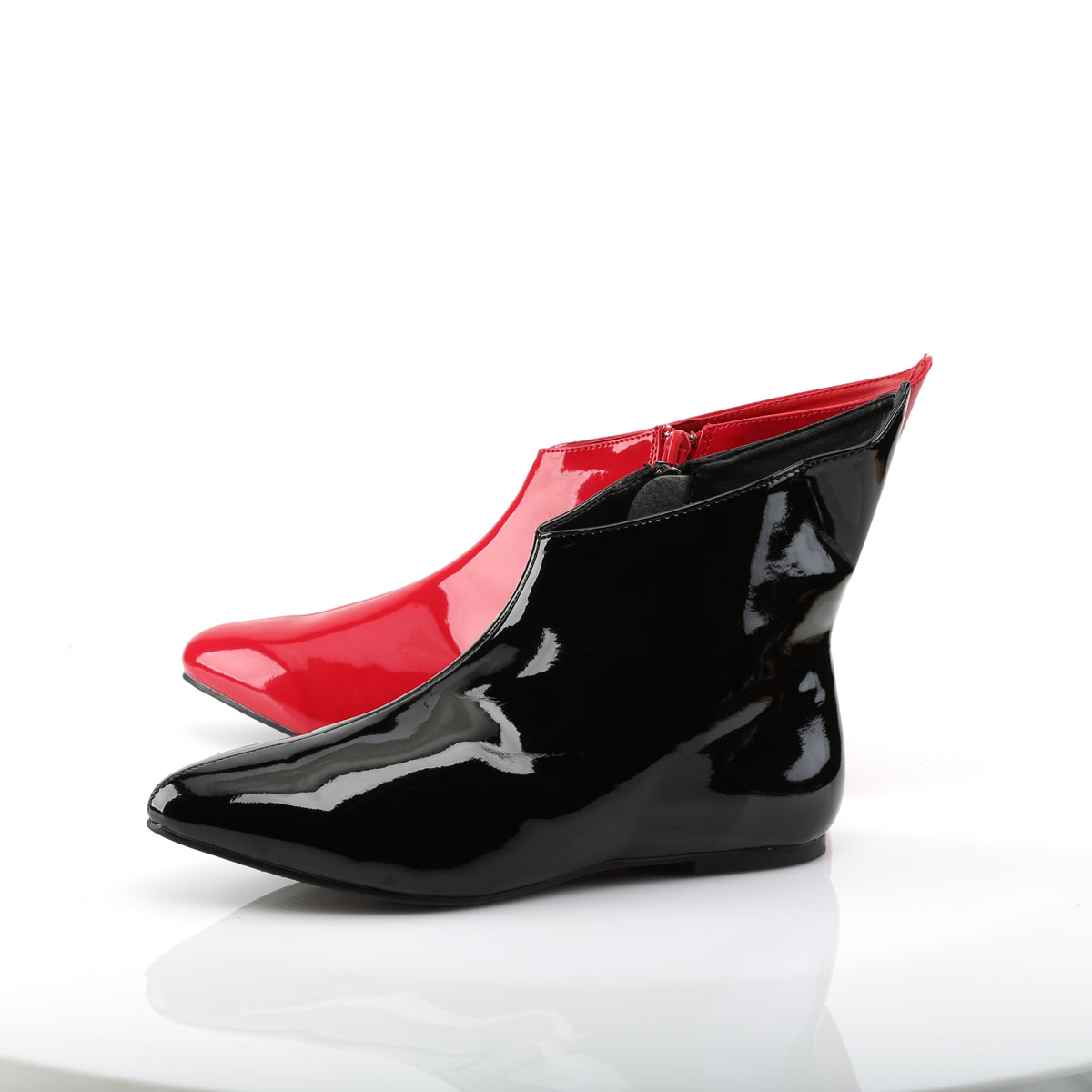 VAIL-152HQ Funtasma Fantasy Black-Red Patent Women's Shoes [Fancy Dress Costume Shoes]