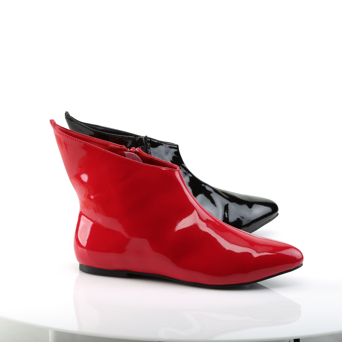 VAIL-152HQ Funtasma Fantasy Black-Red Patent Women's Shoes [Fancy Dress Costume Shoes]