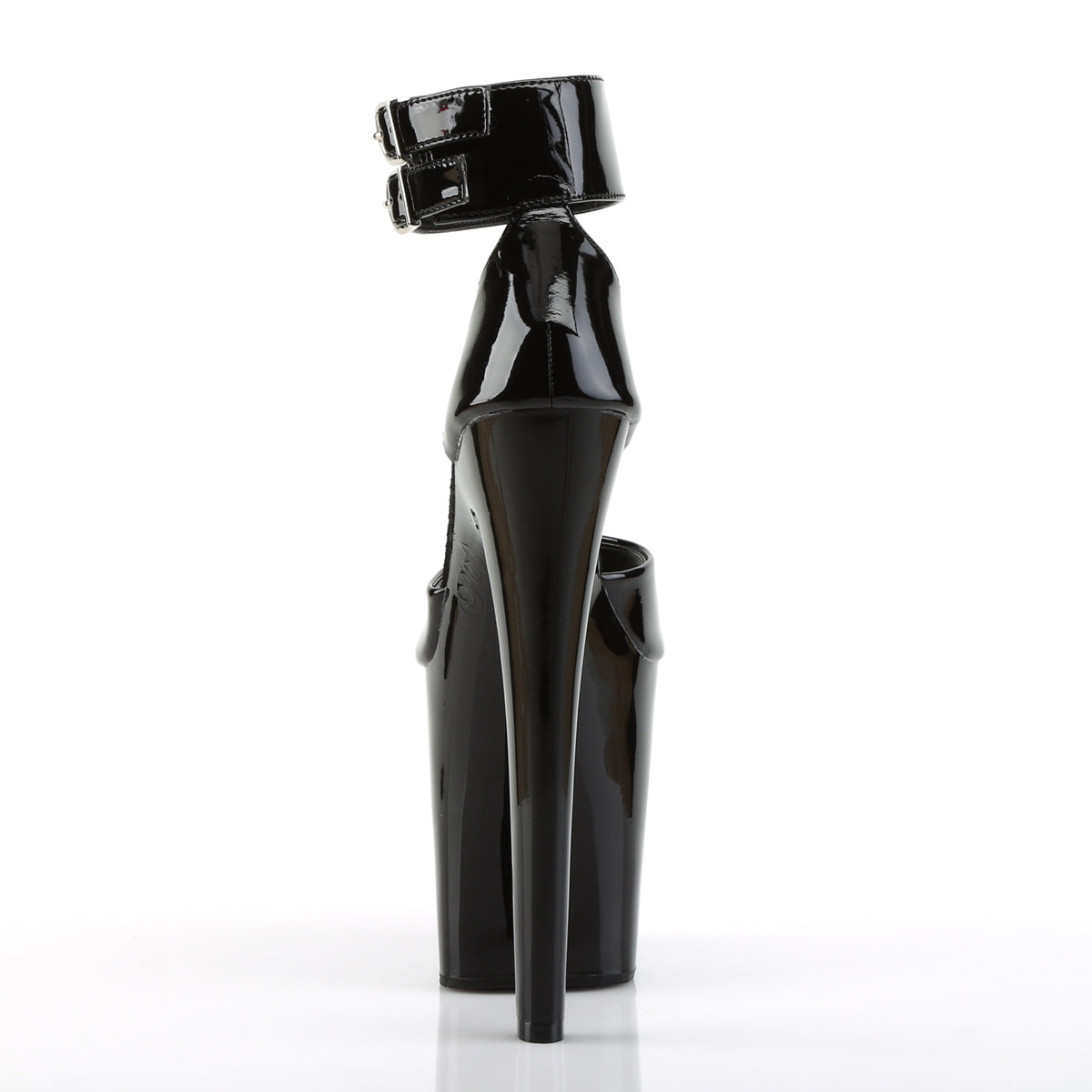 XTREME-875 Pleaser Black Patent Platform Shoes [Exotic Dancing Shoes]
