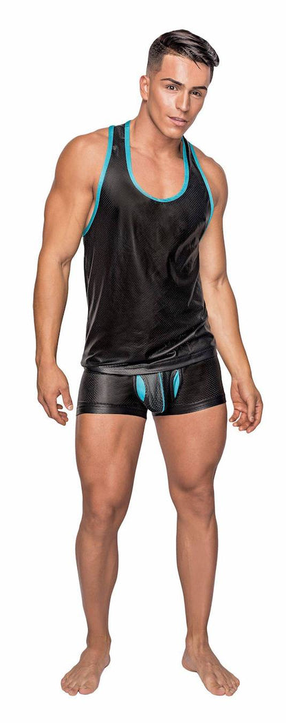 MP112233 Malepower Tank - Black Black